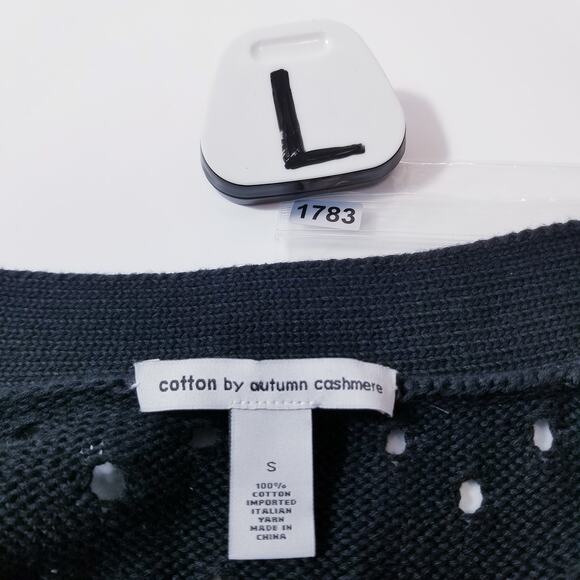 Cotton by Autumn Cashmere Knit Cardigan with Pockets - Picture 10 of 10